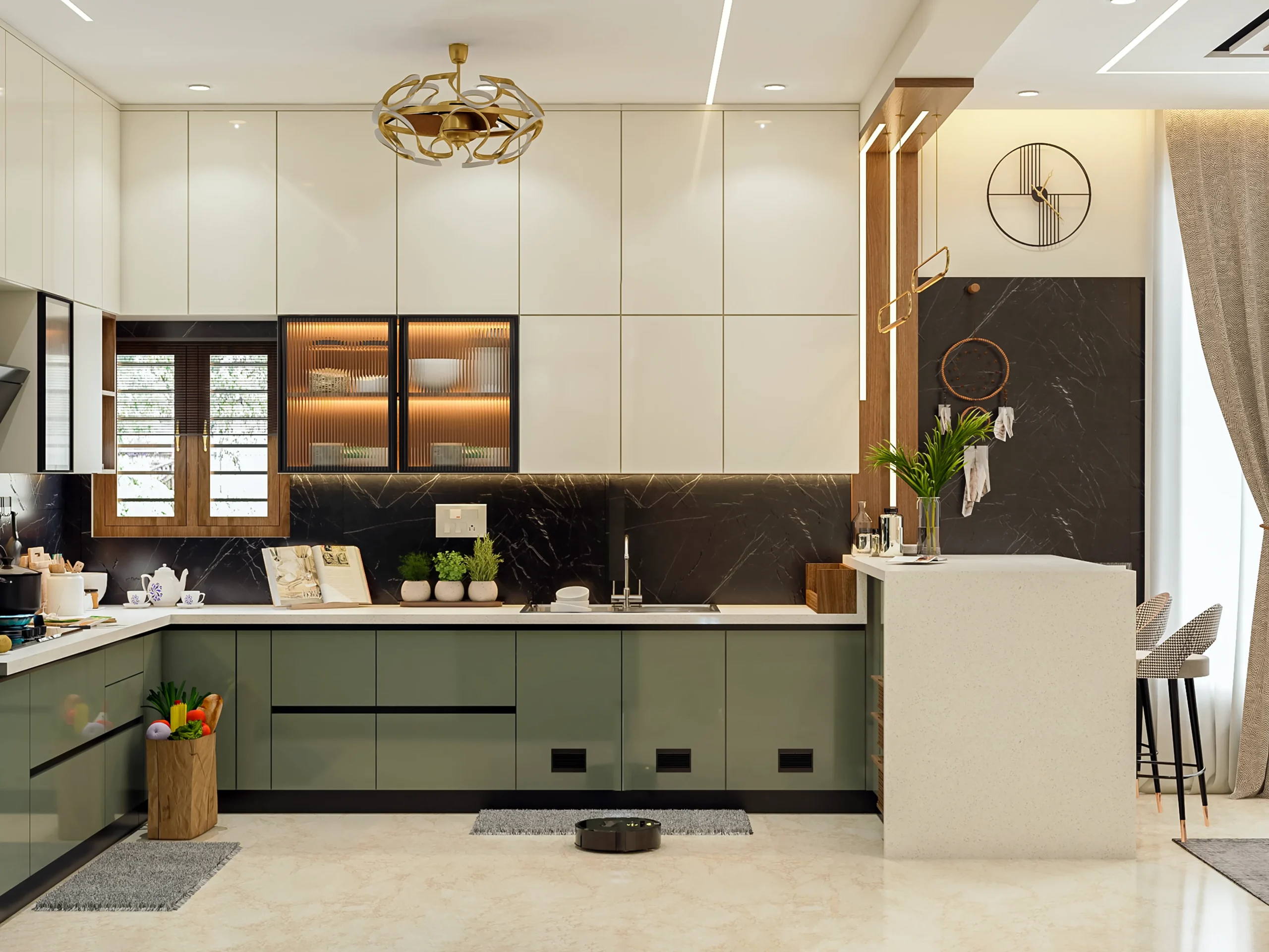 Luxury modern home living interior lounge