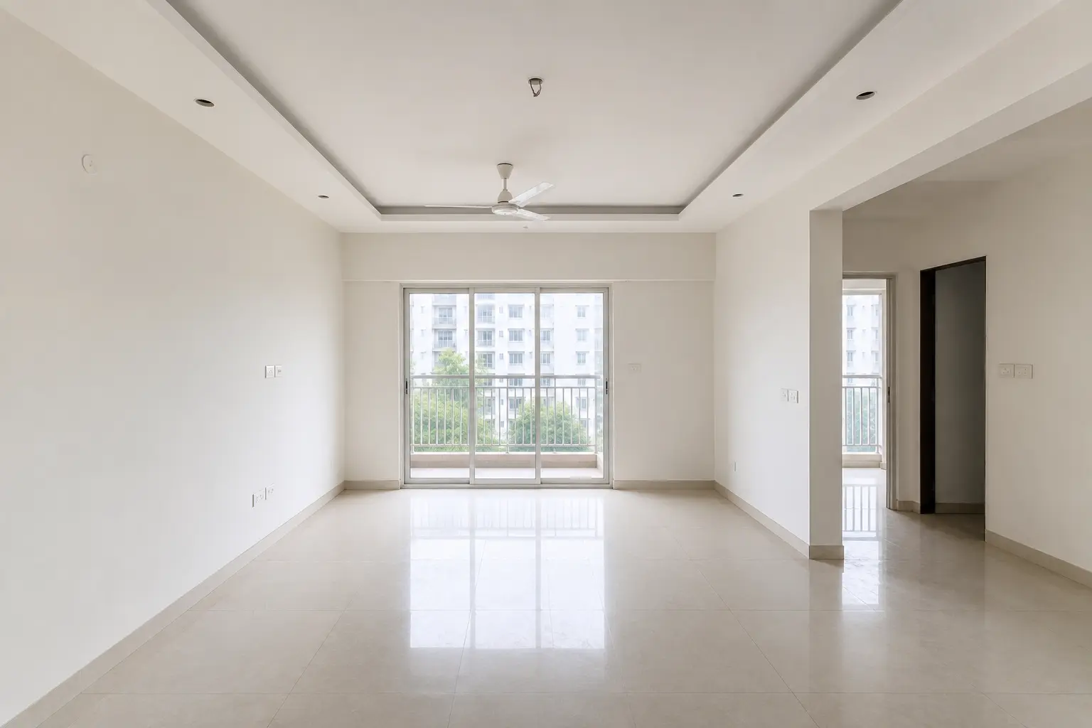 Living room after